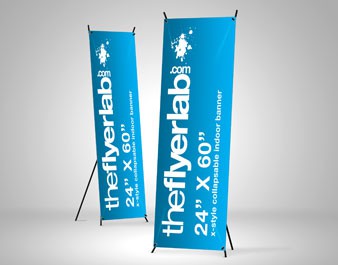 Indoor X-Style Collapsable Banner